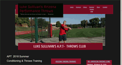 Desktop Screenshot of lukesullivandiscusthrower.com