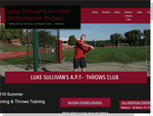 Tablet Screenshot of lukesullivandiscusthrower.com